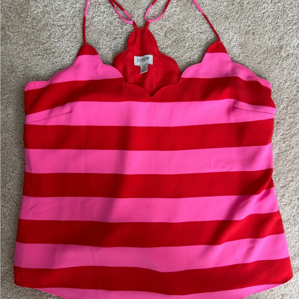 J. Crew Vibrant Striped Cami Top-6 - Picture 3 of 6